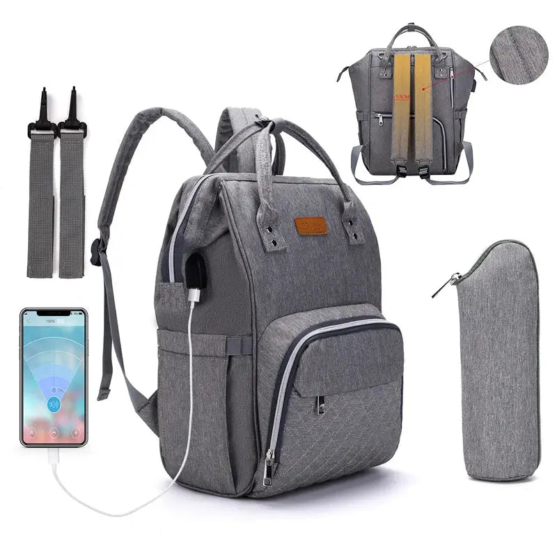 Sac à Dos à Langer LEQUEEN® grandiravecbebe