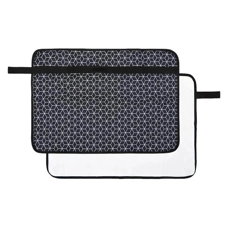 Tapis à Langer Nomade Imperméable – Lavable en Machine • Pliage Compact & Poche Rangement grandiravecbebe